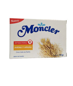 MONCLER Antibacterial + Avena y Argán  Cont. Neto 145 g