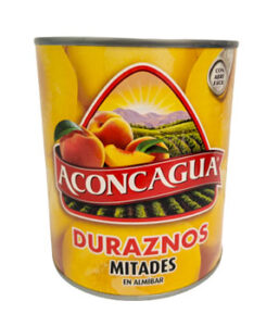 ACONCAGUA DURAZNOS MITADES EN ALMIBAR