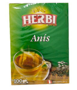 HERBI  ANÍS Peso Neto 100 G.  100 infusiones