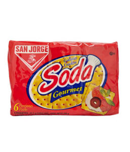 GALLETAS CRACKERS SODA GOURMET SAN JORGE  6 Porciones  Packs