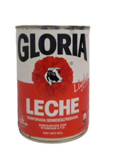 LECHE GLORIA Light Cont.  Neto 400g.