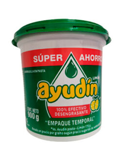 AYUDÍ LIMÓN 100 % EFECTIVO DESENGRASANTE CONT. NETO 900G.