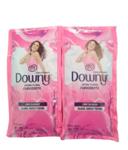 DOWNY AROMA FLORAL SUAVIZANTE LIBRE ENJUAGUE CONT. NETO 90 ML.