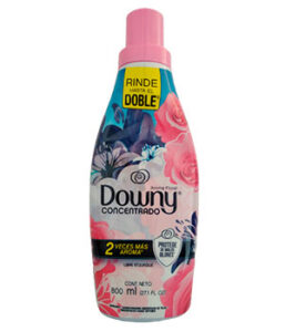 DOWNY CONCENTRADO RINDE HASTA EL DOBLE 2 VECES MÁS AROMA  CONT. NETO 80 ML.