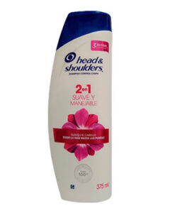 HEAD & SHOULDERS 2 EN 1 SUAVE Y MANEJABLE 375 ML.