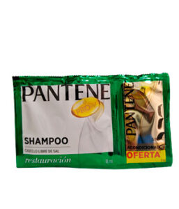 PANTENE PRO-V  SHAMPOO CABELLO LIBRE DE SAL   RESTAURACIÓN  18 ML.