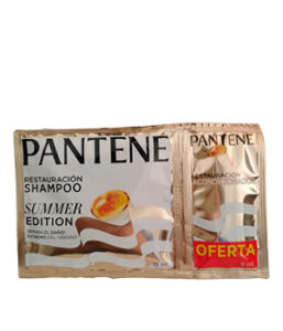 PANTENE RESTAURACIÓN SHAMPOO  SUMMER EDITION 18 ML.