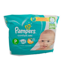 PAMPERS CONFORT SEC 12 HORAS SECO