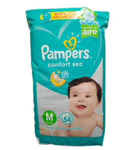 PAMPERS CONFORT SEC 12 HORAS SECO