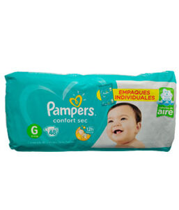 PAMPERS CONFORT SEC 12 HORAS SECO