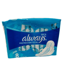 ALWAYS SECA PROTECCIÓN TOTAL 8 TOALLAS