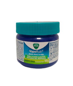 VICK VAPORUB ALCANFOR / MENTOL/ 50 G.