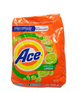 ACE AROMA LIMÓN  MAXIMA LIMPIEZA ACE EN CUELLOS Y PUÑOS 350 G .
