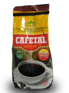 CAFETAL Selecto Café Tostado y Molido – Rinde más de 60 tazas