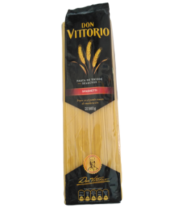 DON VITTORIO Pasta de Trigos Selectos – Spaghetti- Peso Neto 500g