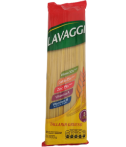 Fideo LAVAGGI TALLARIN GRUESO 500g