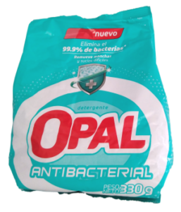 Detergente – OPAL ANTIBACTERIAL – Elimina el 99.9% de Bacterias Peso Neto 330 g