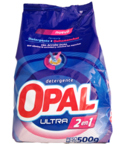 Detergente – OPAL ULTRA – Con Quitamanchas Peso Neto 500 g