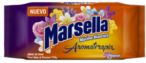 MARSELLA Máxima blancura Aromaterapia Floral Jabón de Lavar Peso Neto al Envasar 210 g